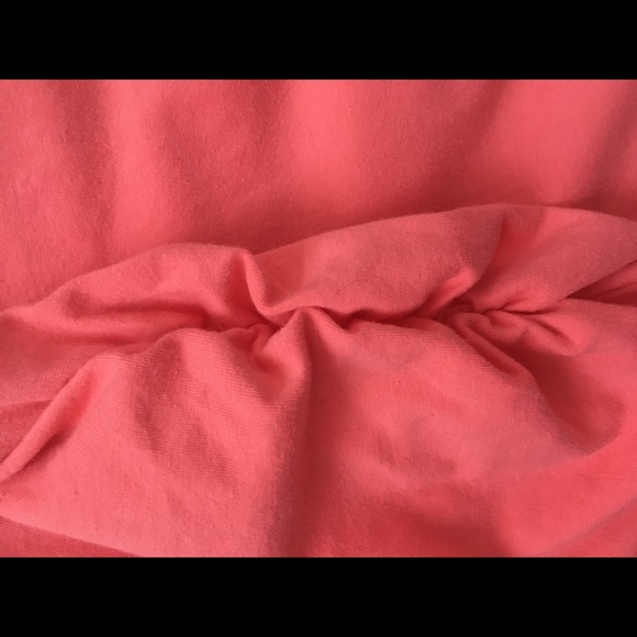 Coral Maternity T-Shirt Dress - Picture 2 of 3